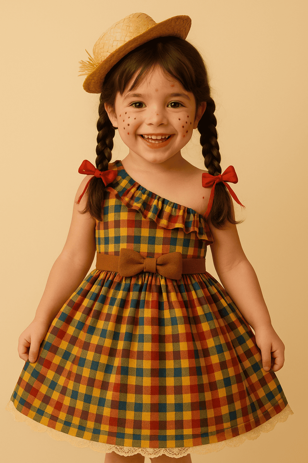 Molde Vestido junino infantil