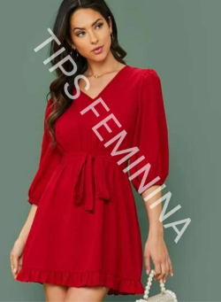 Vestido manga Bispo PP ao GG